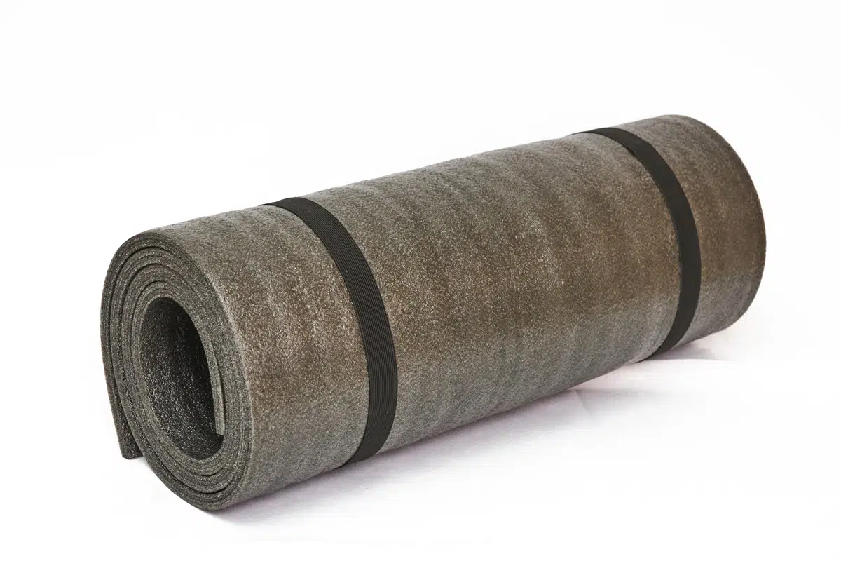 Килимок туристичний Army L0 з комплектом гумок фіксуючих (чорний 1800×550×10 мм) - 4
